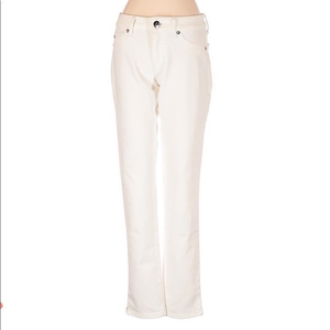 DL1961 24 Angel Cigarette ankle smart white wash denim‎ ankle midrise jeans